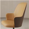 Sillón Aleta Executive madera giratoria Viccarbe