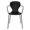 Sillón Ears base cuatro patas metal Viccarbe