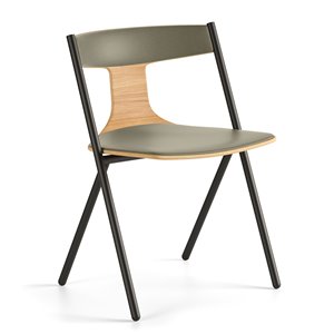 Silla Quadra tapizada Viccarbe