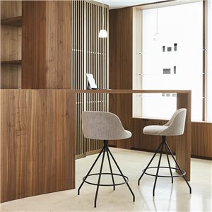 Taburete Aleta counter giratorio Viccarbe