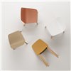 Silla Maarten base cuatro patas madera Viccarbe