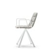 Sillón Maarten tapizada base giratoria Viccarbe