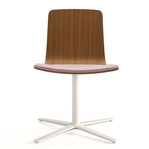 Silla Klip cojín base giratoria Viccarbe