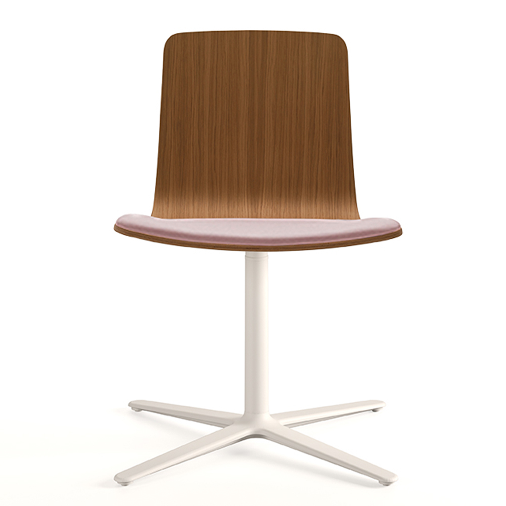 Silla Klip cojín base giratoria Viccarbe