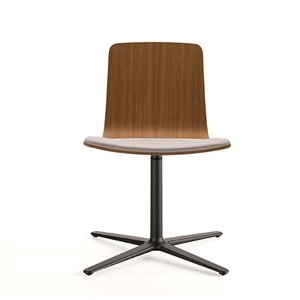 Silla Klip cojín base giratoria Viccarbe