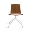 Silla Klip cojín base giratoria Viccarbe