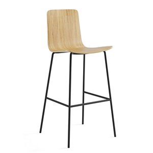 Taburete Klip cuatro patas metal Viccarbe