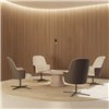 Butaca Aleta Executive madera giratoria Viccarbe