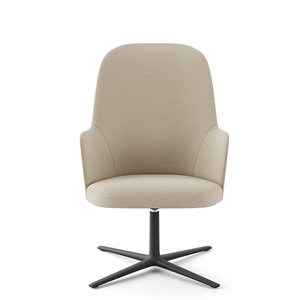 Butaca Aleta Executive madera giratoria Viccarbe
