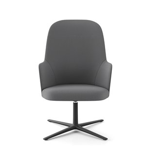 Butaca Aleta Executive madera giratoria Viccarbe
