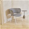 Butaca Funda Lounge base cuatro patas Viccarbe