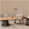 Butaca Copa Lounge base cuatro patas madera Viccarbe