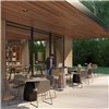 Taburete Maarten tapizado Outdoor Viccarbe