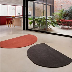 Alfombra Pearls Brick/Black