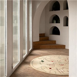 Alfombra Silhouette Tufting redonda Nanimarquina