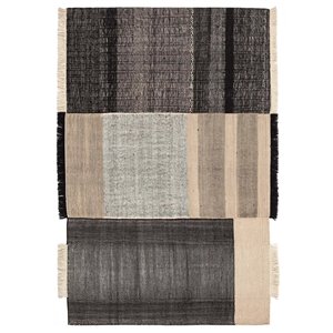 Alfombra Tres Outdoor Negro
