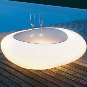 Mesa de centro Kos luz de Tonin casa. Muebles modernos de hogar.