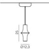 Lámpara suspensión Avro Socket only Martinelli Luce