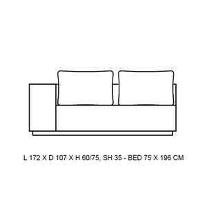 Sofá Cama Nevada 2 plazas Softline