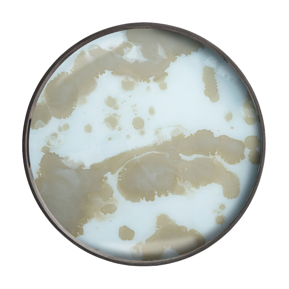 Bandeja Aged Clear Round Ethnicraft