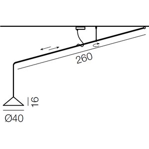 Lámpara suspensión Vela 22 Martinelli Luce