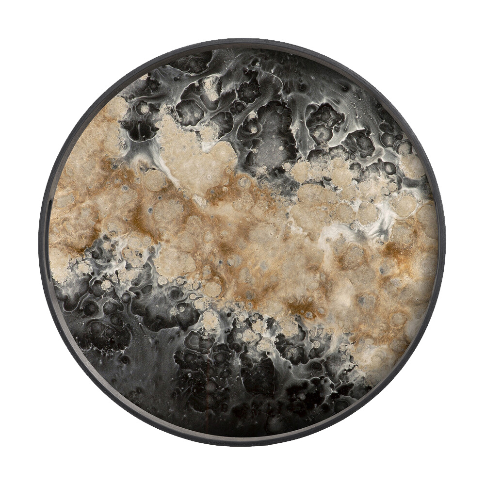 Bandeja Organic Black Round Ethnicraft