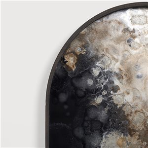 Bandeja Organic Black Oblong Ethnicraft
