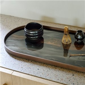 Bandeja Organic Bronze Oblong Ethnicraft