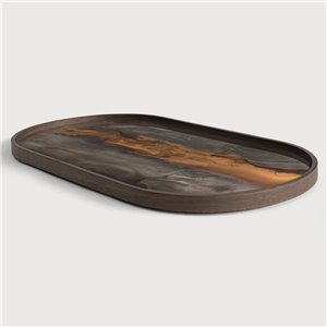 Bandeja Organic Bronze Oblong Ethnicraft