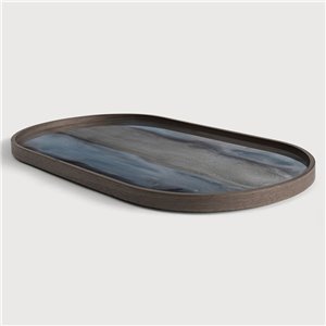 Bandeja Organic Graphite Oblong Ethnicraft