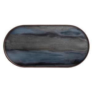 Bandeja Organic Graphite Oblong Ethnicraft