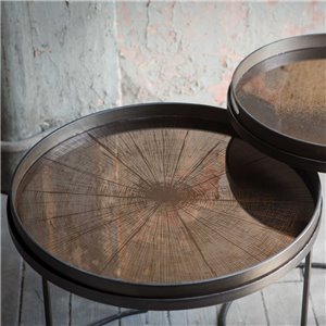 Bandeja Slice Mirror Bronze Ethnicraft