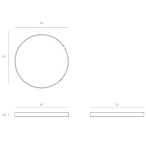 Bandeja Organic Bronze Round Ethnicraft