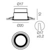Lámpara techo Eye empotrable Martinelli Luce