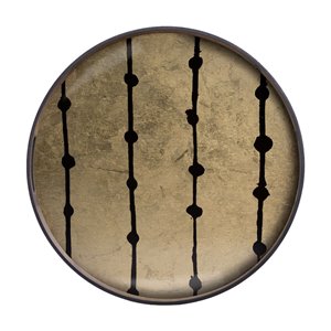 Bandeja Gold Leaf Dots Ethnicraft