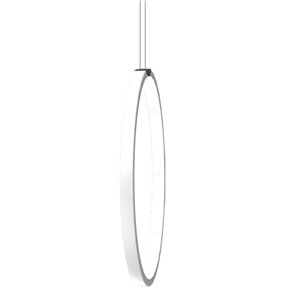 Lámpara suspensión Lunaop vertical Martinelli Luce