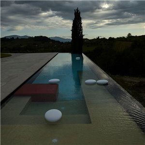 Lámpara suelo Glouglou Pol cordless outdoor Martinelli Luce