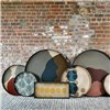Bandeja Overlapping Dots Round Ethnicraft