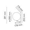 Lámpara mesa IC T Flos