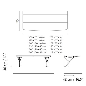 Escritorio Table B pared BD Barcelona