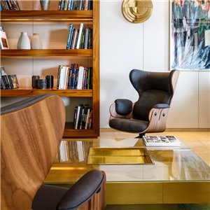 Butaca Lounger madera BD Barcelona