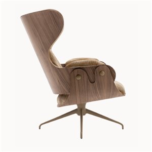 Butaca Lounger madera BD Barcelona
