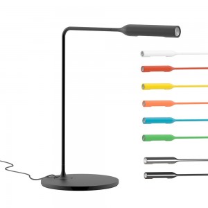Lámpara de sobremesa para lectura Flo Bedside de Foster+Partners y Lumina