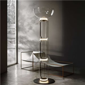 Lámpara suelo Noctambule 3 High Cylinders Bowl Big Base Flos