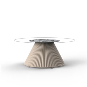 Mesa baja Gatsby redonda Vondom