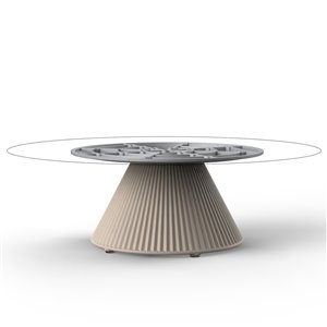 Mesa baja Gatsby redonda Vondom
