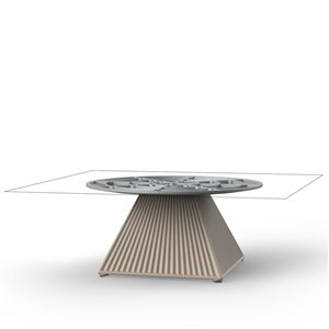 Mesa baja Gatsby cuadrada Vondom