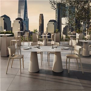 Mesa alta Gatsby redonda Vondom