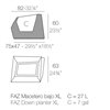 Macetero Bajo XL Light Faz Vondom