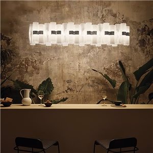 Lámpara suspensión La Lollo Linear Slamp